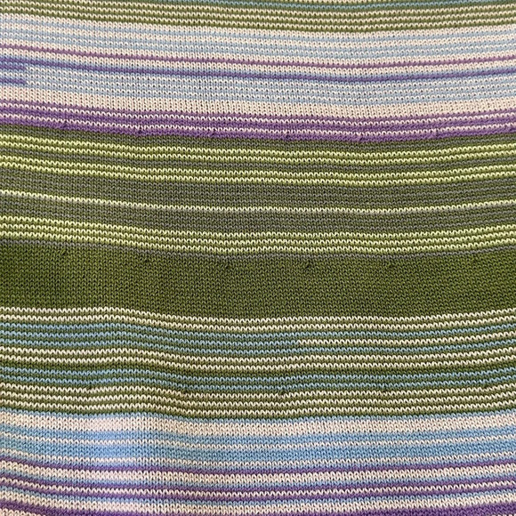 SHOSHANNA Adena Multi-Colored Stripe Knit Dress Retro Preppy Career, Size Large - Picture 13 of 16